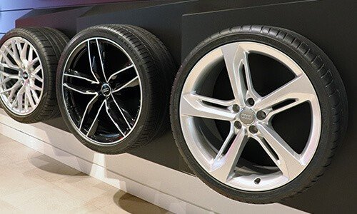 Audi Sport Showroom Tires at Audi Richmond