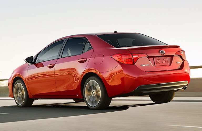 2019 Toyota Corolla outside on the road